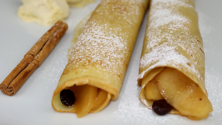 Gyors almás palacsinta