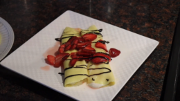 Házi krémes palacsinta