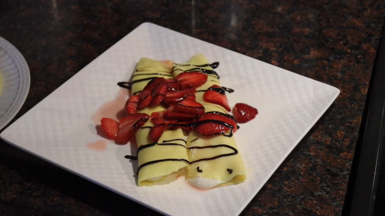 Házi krémes palacsinta