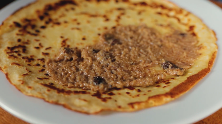 Diós palacsinta töltelék