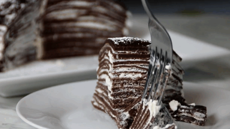 Csokis rakott palacsinta