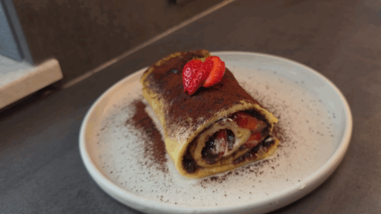 Csokoládés palacsinta