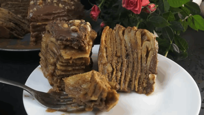 Diós rakott palacsinta