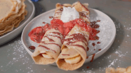 Teljes kiőrlésű liszt palacsinta