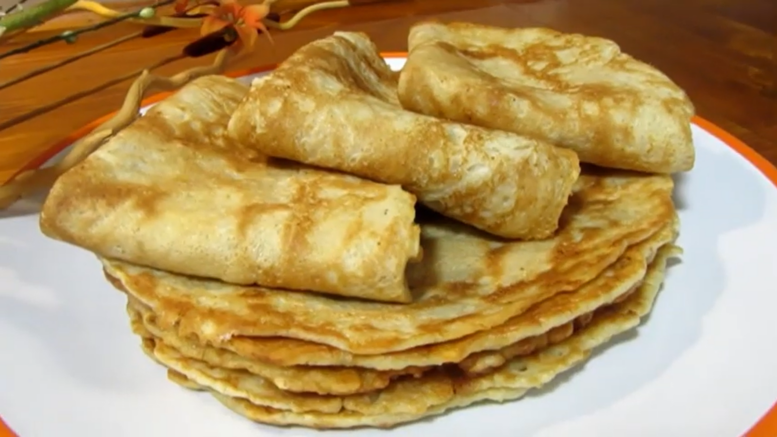 Cukkinis rakott palacsinta