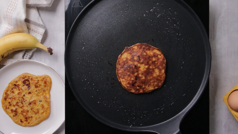 Banános zab palacsinta